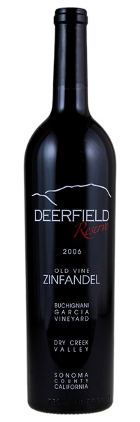 2006 Deerfield Ranch Buchignani/Garcia Vineyard Old Vine Reserve Zinfandel, 750ml