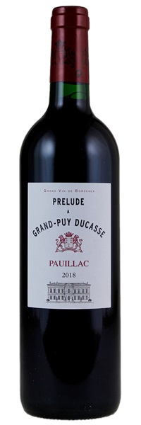 2018 Prelude a Grand-Puy-Ducasse, 750ml