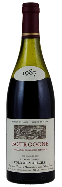 1987 Colomb-Maréchal Bourgogne, 750ml