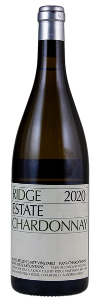 2020 Ridge Santa Cruz Mountain Estate Chardonnay, 750ml