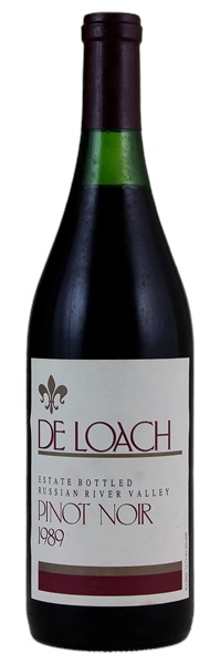 1989 De Loach Vineyards Pinot Noir, 750ml