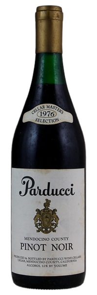 1976 Parducci Cellar Master's Selection Pinot Noir, 750ml
