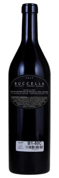 2017 Buccella Cabernet Sauvignon, 750ml