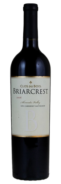 2006 Clos du Bois Briarcrest Cabernet Sauvignon, 750ml