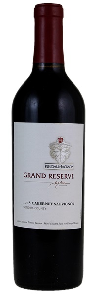 2008 Kendall-Jackson Grand Reserve Cabernet Sauvignon, 750ml
