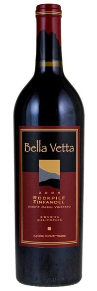 2009 Bella Vetta Vineyards Jack's Cabin Vineyard Rockpile Zinfandel, 750ml