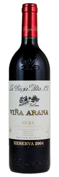 2004 La Rioja Alta Vina Arana Reserva, 750ml