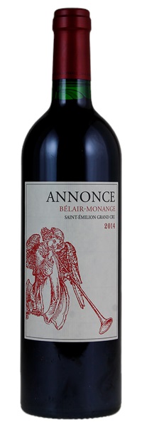 2014 Château Belair-Monange Annonce, 750ml