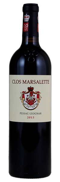 2015 Clos Marsalette, 750ml