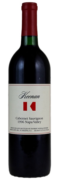 1996 Robert Keenan Winery Cabernet Sauvignon, 750ml