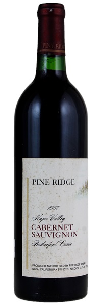 1987 Pine Ridge Rutherford Cabernet Sauvignon, 750ml