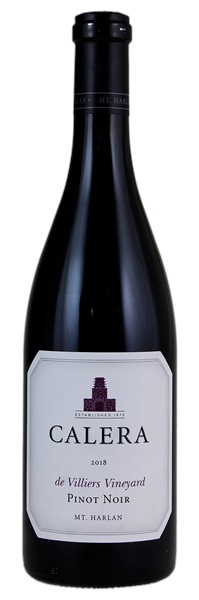 2018 Calera De Villiers Vineyard Pinot Noir, 750ml