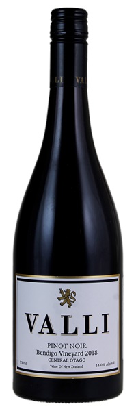 2018 Valli Bendigo Vineyard Pinot Noir (Screwcap), 750ml