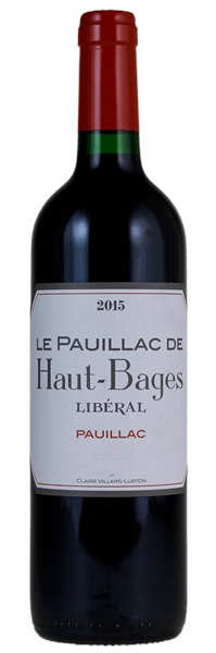 2015 Château Haut-Bages-Liberal Pauillac de Haut Bages Liberal, 750ml
