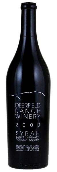 2000 Deerfield Ranch Ladi's Vineyard Syrah, 750ml