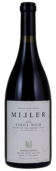 2002 Miller Wine Works Hellenthal Pinot Noir, 750ml