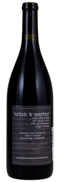 2016 Brick & Mortar Vin Rubis, 750ml