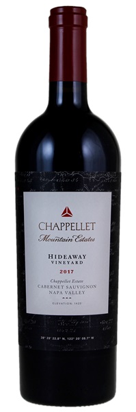 2017 Chappellet Vineyards Mountain Estates Hideaway Cabernet Sauvignon, 750ml