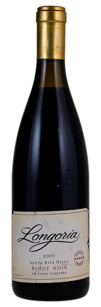 2001 Longoria Fe Ciega Vineyard Pinot Noir, 750ml