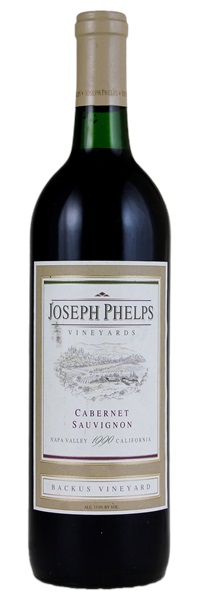 1990 Joseph Phelps Backus Vineyard Cabernet Sauvignon, 750ml