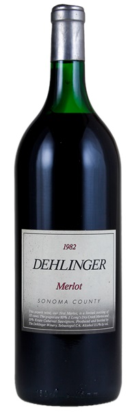 1982 Dehlinger Merlot, 1.5ltr
