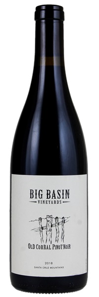 2018 Big Basin Vineyards Old Corral Estate Vineyard Pinot Noir, 750ml