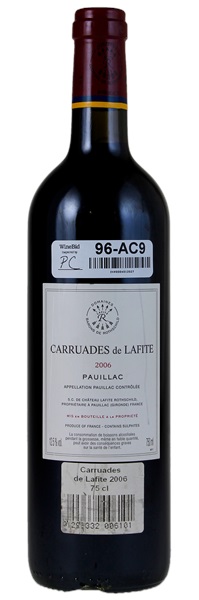 2006 Carruades de Lafite, 750ml