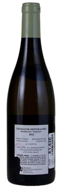 2012 Domaine Ramonet Chassagne-Montrachet Morgeot (Blanc), 750ml