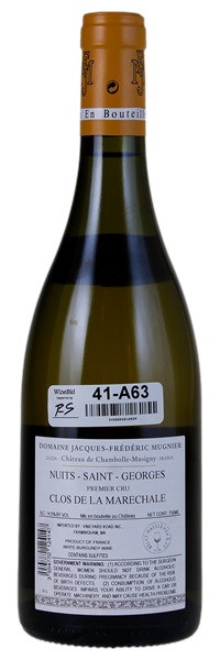 2019 J.F. Mugnier Nuits-St.-Georges Clos De La Marechale Blanc, 750ml