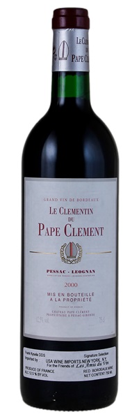 2000 Clementin de Pape Clement, 750ml