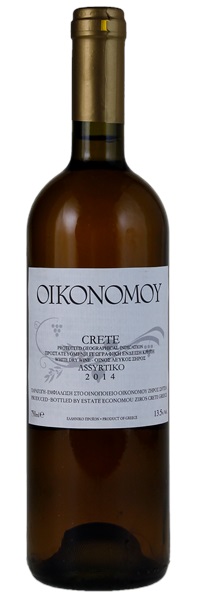 2014 Oikonomoy (Domaine Economou) Crete Assyrtiko, 750ml