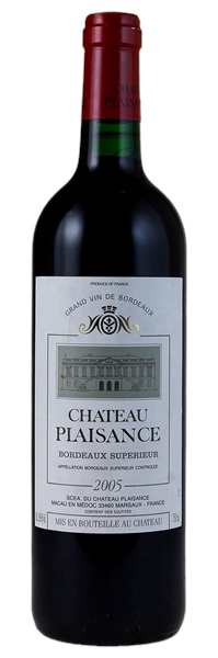 2005 Château Plaisance (Bordeaux Superieur), 750ml