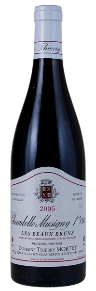 2005 Domaine Thierry Mortet Chambolle-Musigny Les Beaux Bruns, 750ml