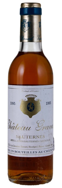 1995 Château Gravas Sauternes, 375ml