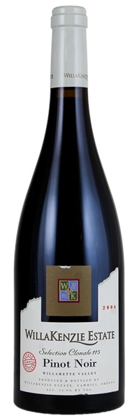 2006 WillaKenzie Estate Selection Clonale 115 Pinot Noir, 750ml