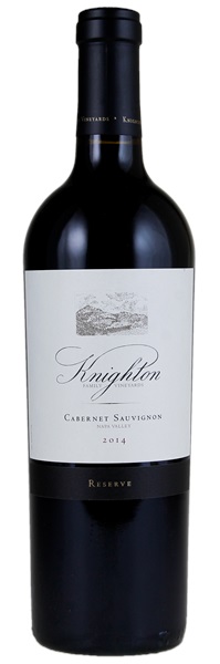 2014 Knighton Reserve Cabernet Sauvignon, 750ml