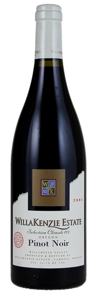 2004 WillaKenzie Estate Selection Clonale 113 Pinot Noir, 750ml