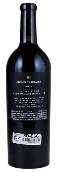 2016 Checkerboard Vineyard Coyote Ridge Vineyard Red, 750ml