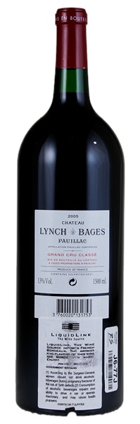 2005 Château Lynch-Bages, 1.5ltr