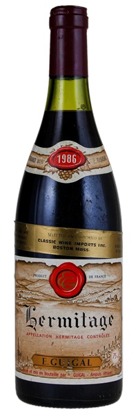 1986 E. Guigal Hermitage, 750ml