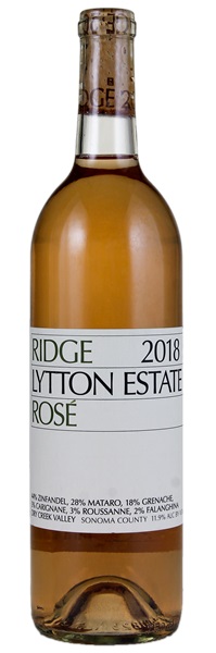 2018 Ridge Lytton Estate Rose, 750ml