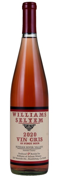 2020 Williams Selyem Vin Gris of Pinot Noir, 750ml