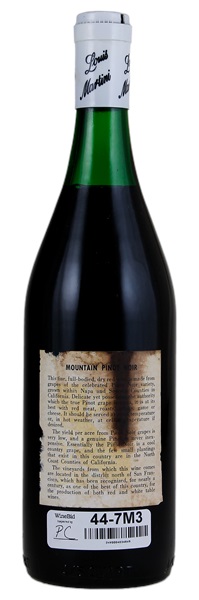 1968 Louis M. Martini Special Selection Mountain Pinot Noir, 750ml
