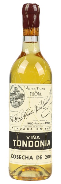2001 Lopez de Heredia Rioja Vina Tondonia Gran Reserva Blanco, 750ml