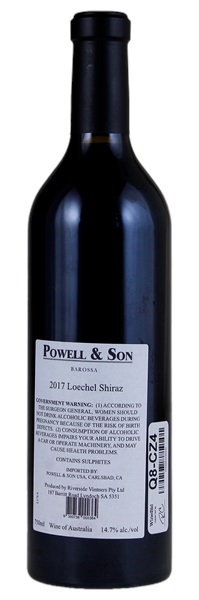2017 Powell & Son Loechel Shiraz, 750ml