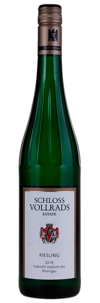 2018 Schloss Vollrads Riesling Kabinett #12 (Screwcap), 750ml