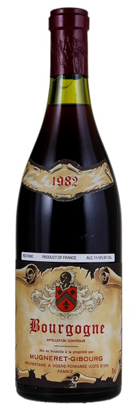 1982 Domaine Georges Mugneret (Mugneret-Gibourg) Bourgogne, 750ml