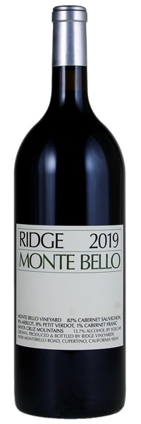 2019 Ridge Monte Bello, 1.5ltr