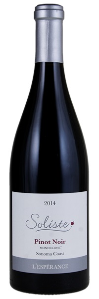 2014 Soliste L’Espérance Pinot Noir, 750ml