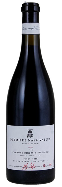 2013 Premiere Napa Valley Auction 19 Lot No.140 Starmont Winery Stanly Ranch Pinot Noir, 750ml